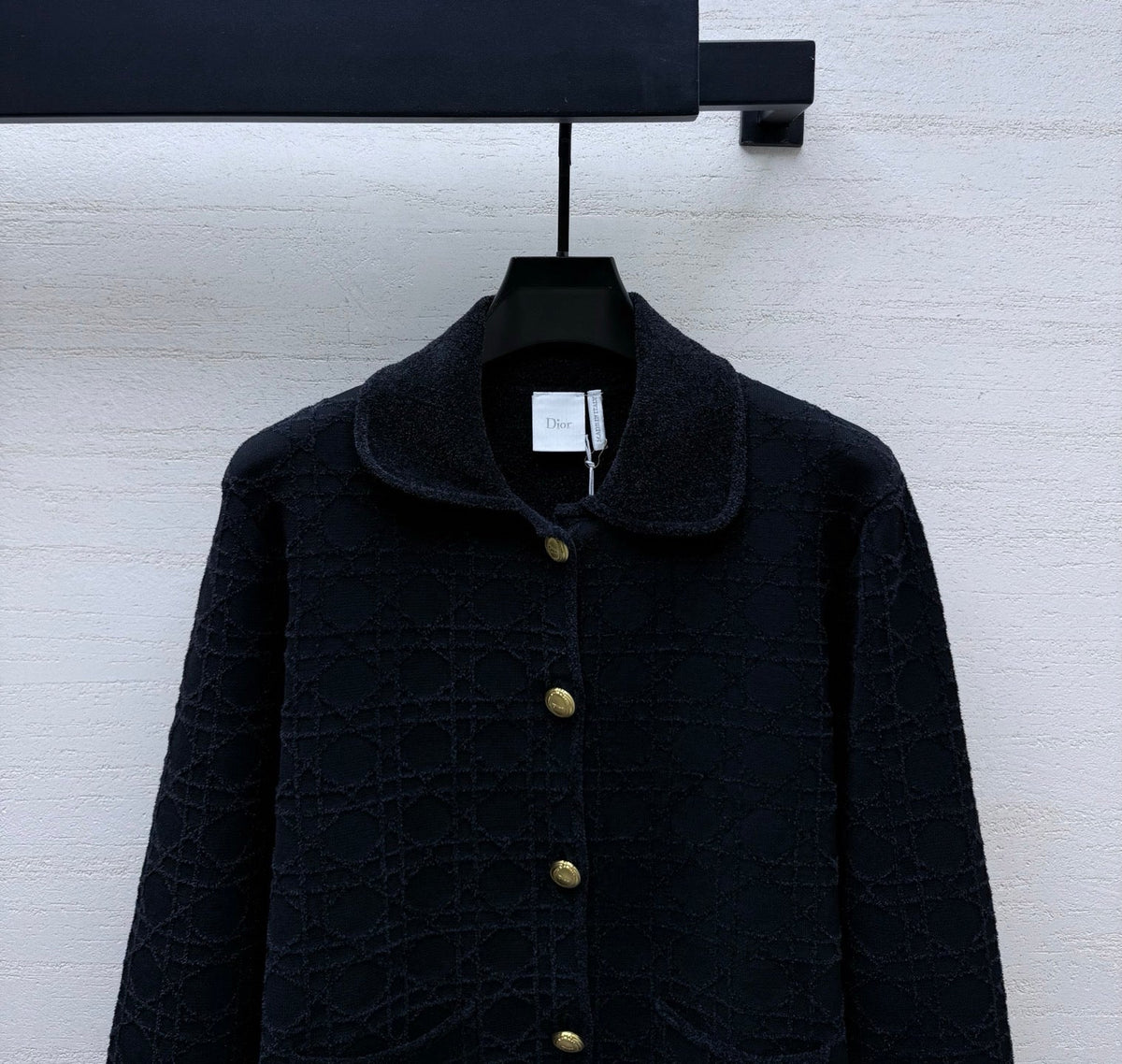 Dior 2026 Cannage Technical Jacquard Jacket Fabric 445461
