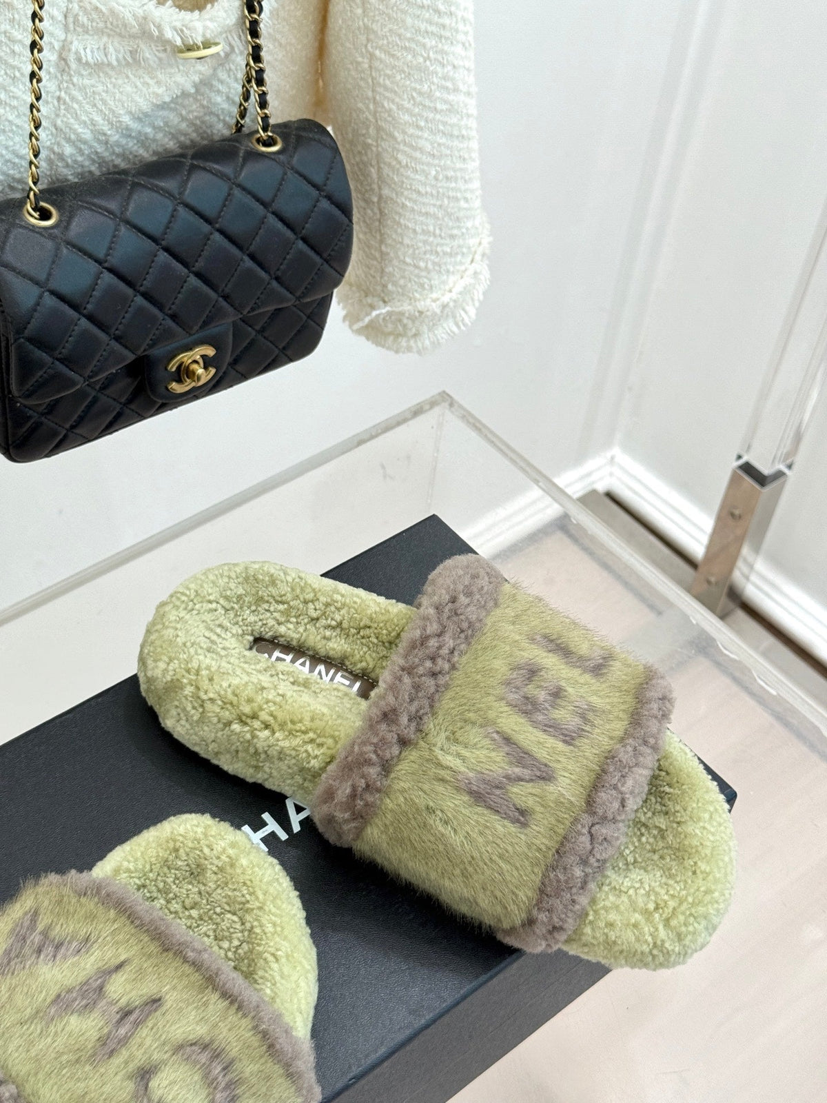 Chanel 2026 Flat Sandals Wool 188301