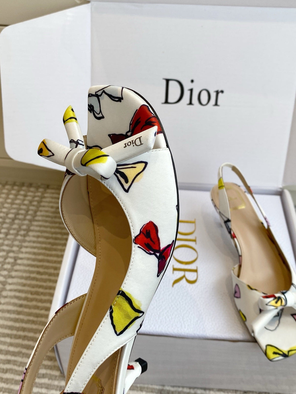 Dior 2026 Bow Sandal Fabric 909652