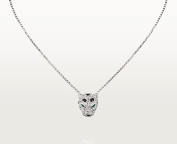 Panthère de Cartier Pendant White Gold Necklace